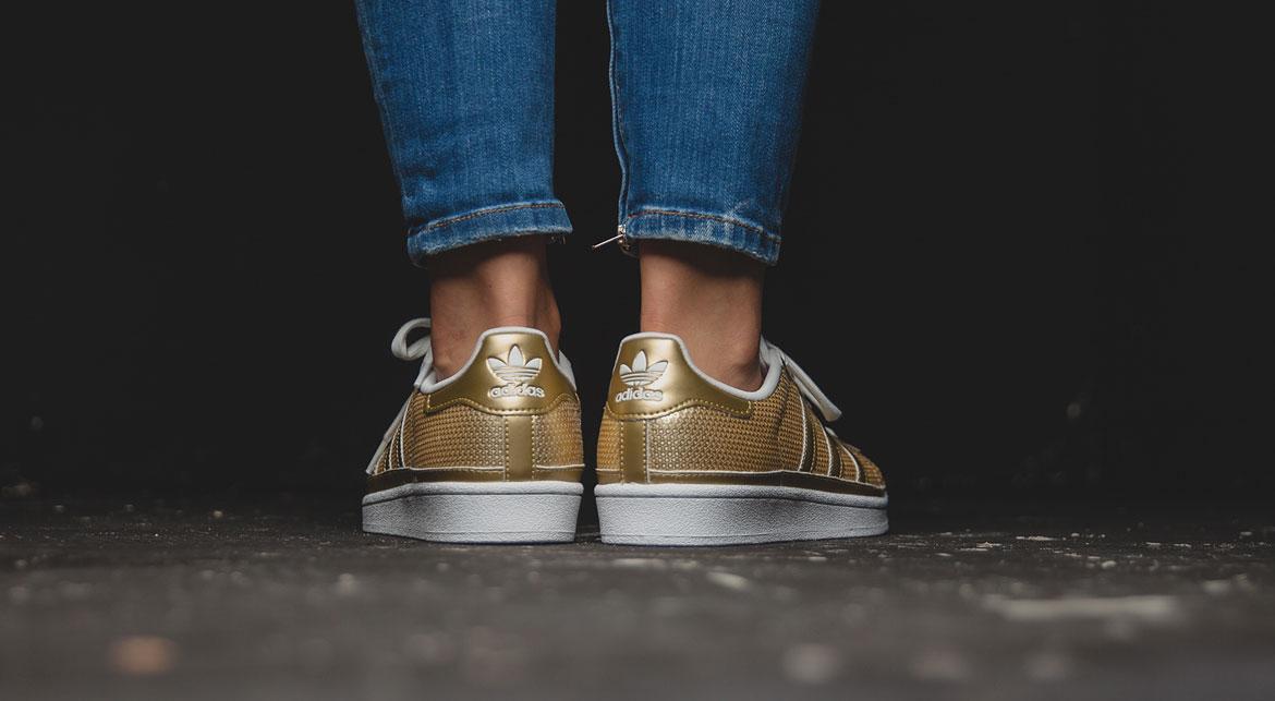 【終売品】adidas Superstar ltoeWゴールド23.5㎝ adidas Originals Superstar W 